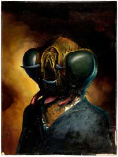 Ken Kelly Famous Monsters of Filmland #104 The Fly Cover Original Art (Warren, 1974).