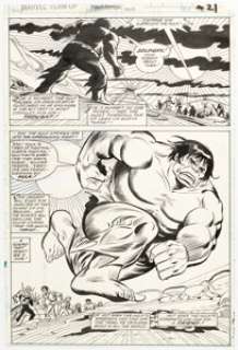 Carmine Infantino and Mike Esposito Marvel Team-Up #105 Hulk, Power Man, and Iron Fist Story Page 16 Original Art (Marvel, 1981). | Heritage