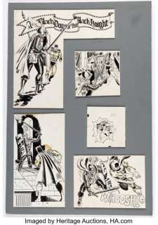 Storybook Artist Batman Story Book Annual 1968 Interior Illustrations Original Art (World Distributors, 1968). | Heritage