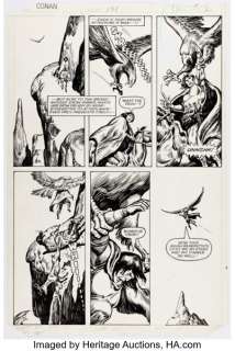 John Buscema and Ernie Chan Conan the Barbarian #151 Story Page 2 Original Art (Marvel, 1983). | Heritage