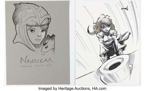 Pop Mhan, Chrissie Zullo, and Wes Molebash - Comic Illustration Original Art Group of 3 (c. 2010s). (Total: 3 Original Art)