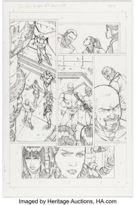 Adriana Melo Star Wars: Empire #30 Story Page 9 Original Art (Dark Horse, 2005).