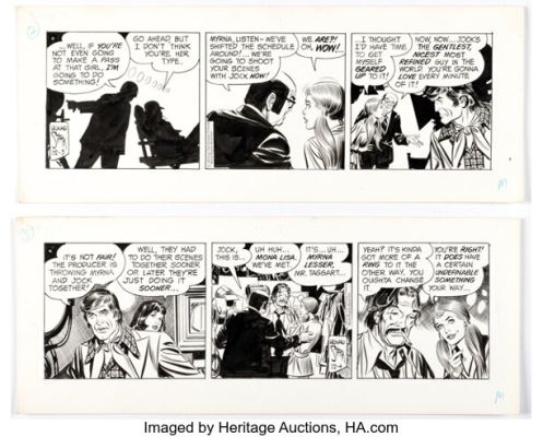 Leonard Starr Mary Perkins, On Stage Consecutive Daily Comic Strips Original Art Group of 2 (Chicago Tribune, 1974). (Total: 2 Original Art) | Heritage