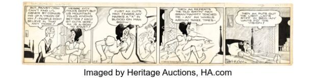 Al Capp Li’l Abner Daily Comic Strip Original Art 10-11-34 (United Feature Syndicate, 1934). | Heritage