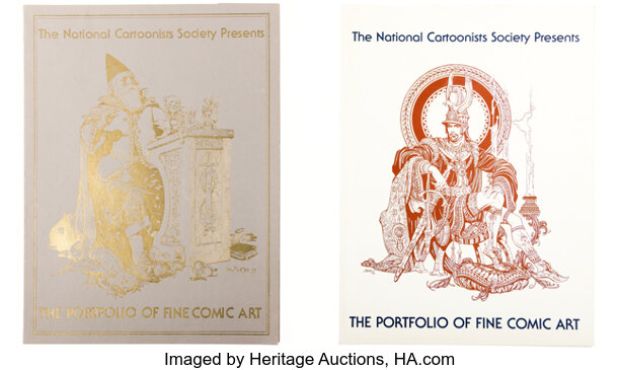Jack Kirby, Neal Adams, Milt Caniff, and others The National Cartoonists Society Presents The Portfolio of Fine Comic Art Limited Edition Portfolios group of 2 (NCS, 1978-1982). (Total: 2 Items) | Heritage