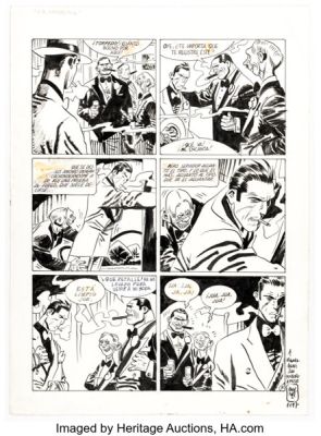 Jordi Bernet Co & Co #5 Torpedo 1936 Story Page 5 Original Art (Ediciones B, 1993). | Heritage