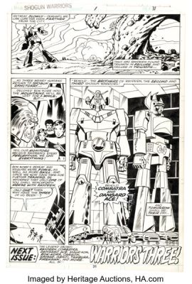 Herb Trimpe and Dan Green Shogun Warriors #1 Story Page 18 Original Art (Marvel, 1979). | Heritage