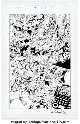Alan Davis and Mark Farmer Avengers #39 Story Page 15 Original Art (Marvel, 2001). | Heritage