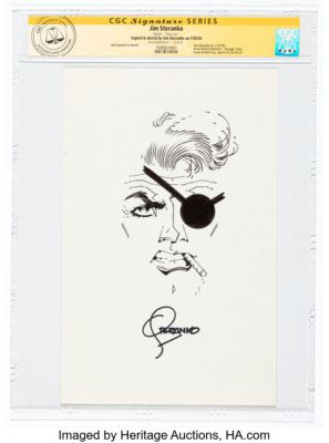Jim Steranko - Nick Fury Sketch Original Art - CGC Signature Series (2020). | Heritage