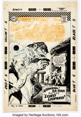 Jack Sparling House of Secrets #78 Eclipso Cover Original Art (DC, 1966).