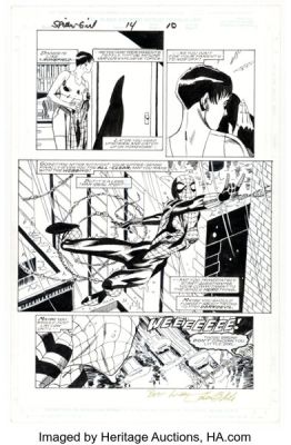 Pat Olliffe and Al Williamson Spider-Girl #14 Story Page 10 Original Art (Marvel, 1999). | Heritage