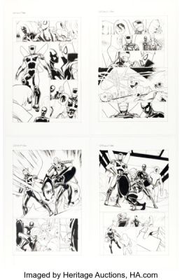 Jim Towe Amazing Spider-Man #88.BEY Story Pages 27-30 Original Art (Marvel, 2022). (Total: 4 Original Art)