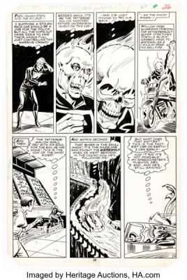 Don Perlin Ghost Rider #55 Story Page 19 Original Art (Marvel, 1981). | Heritage