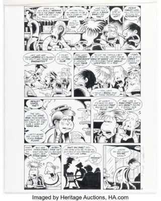 Peter Bagge and Jim Blanchard Hate #22 Story Page 13 Original Art (Fantagraphics, 1993). | Heritage