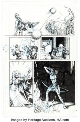 Chris Burnham Batman Incorporated #4 Story Page 7 Original Art (DC, 2012).