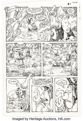 Sergio Aragonés Groo the Wanderer #26 Story Page 6 Original Art (Marvel, 1987). | Heritage