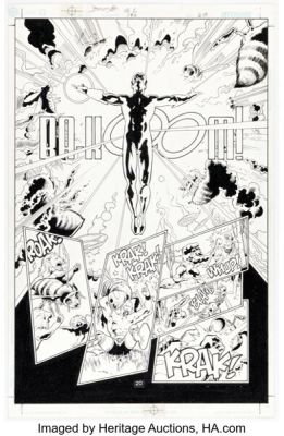 Darryl Banks and Rich Faber Green Lantern #140 Story Page 20 Original Art (DC, 2001).