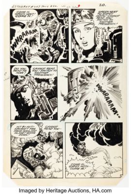 Vic Catan G.I. Combat #267 "Lost Eagle" Story Page 2 Original Art (DC, 1984). | Heritage