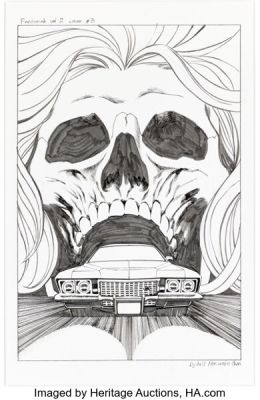 Djibril Morissette-Phan Fantomah #3 Cover Original Art (Comic House, 2026).