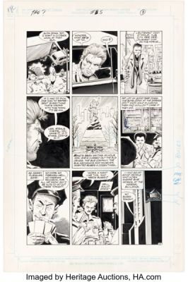 Denys Cowan and Rick Magyar The Question #5 Story Page 9 Original Art (DC, 1987). | Heritage
