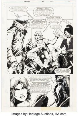 Timothy Truman Starslayer #18 Grimjack Story Page 6 Original Art (First, 1984).