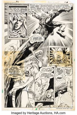 Barry Smith and Syd Shores Chamber of Darkness #3 Story Page 6 Original Art (Marvel, 1970). | Heritage