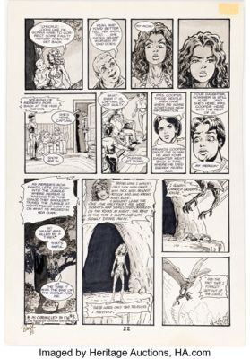 Budd Root Cavewoman #5 Story Page 22 Original Art (Basement, 1995). | Heritage