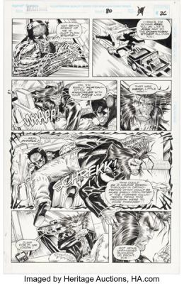 Ian Churchill and Al Milgrom Wolverine #80 Story Page 18 Original Art (Marvel, 1994). | Heritage