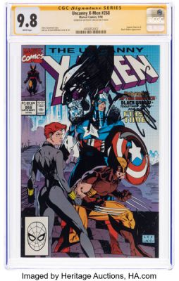 Jim Lee Uncanny X-Men #268 Signature Series Wolverine Sketch Original Art (Marvel, 1990) CGC NM/MT 9.8 White Pages. | Heritage