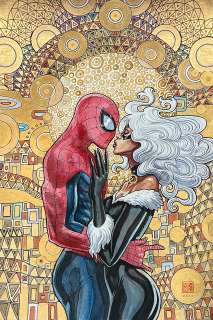 David Mack - ‘The Kiss‘ Spider-Man & Black Cat