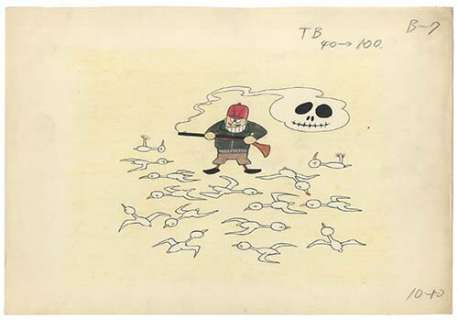 Osamu Tezuka Handwritten color illustrations "Marvelous Melmo" | Mandarake (Big Web)