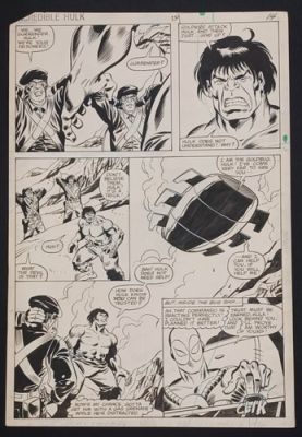 Incredible Hulk original comic art #239 Pg 14 Sal Buscema 1979 | eBay US