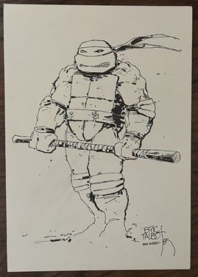 TMNT Teenage Mutant Ninja Turtles Original Art Comic Pinup Eric Talbot | eBay US (Buy It Now)