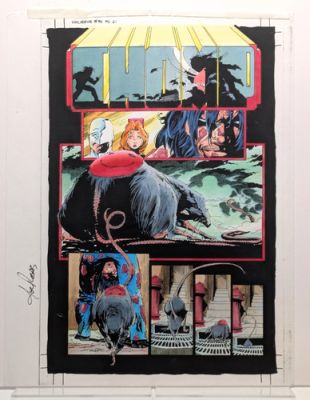 Pg 21 Wolverine #95 | Original Colour Guide | Marvel | Joe Rosas Signed 1996 | eBay Europe (Buy It Now)