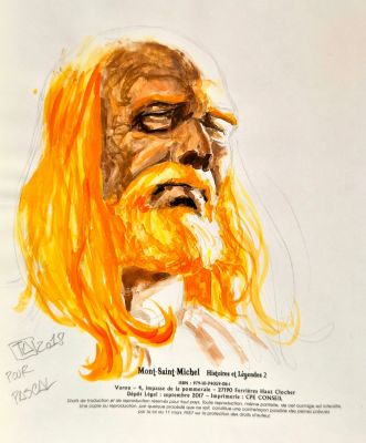 TARUMBANA Jolie... - Lot 486 - TARUMBANA Jolie dédicace couleur sur le collectif Mont...