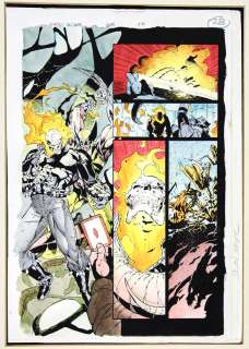 John Kalisz: Ghost Rider No. 68 original colours page No. 19 (Marvel Comics 1995). | Ewbank’s