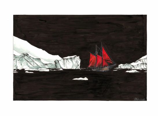 Christophe Chabouté (Né En 1967) | Lot 15 : Voile rouge | Huberty Breyne