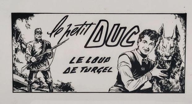 Antonio de Vita (1923-2016), Le Petit Duc , "Le Loup de Turgel", Dessin Original À L’encre de Chine, Signé Et Daté 2008 En Bas À Droite, Dim. 29,5 X 42 Cm. | Antonio DE VITA (1923-2016), Le petit Duc , "Le loup de Turgel",… | misc / divers