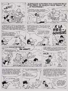 Greg | Achille Talon, planche n°41 Ã  l’encre de Chine d… | Banque Dessinée