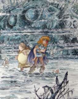 Percevan Â» La Magicienne Des Eaux Profondes Â» Couverture Tirage de Tête - Philippe Luguy - Jean Léturgie