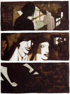 Duba | Quelqu’un va venir, planche n°34 Ã  l’aquarelle p… | Banque Dessinée