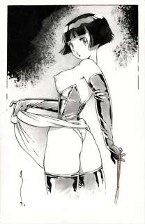 Michetz, Marc - Dessin original - Geisha | Catawiki