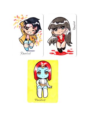 Rex Espino | Chibi Sketch Card Set | Raremarq (Buy It Now)