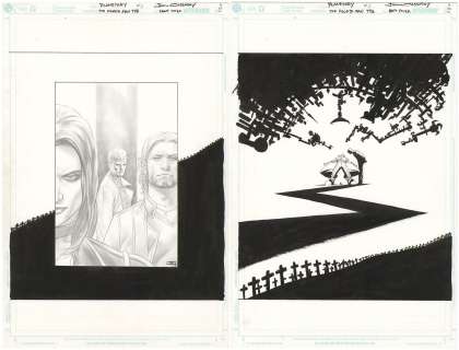John Cassaday - Planetary The Fourth Man TPB Wraparound Cover
