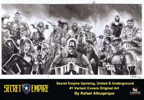 Rafael Albuquerque - Secret Empire: Uprising, United & Underground (Marvel Comics) issue #01 (Variant Covers)