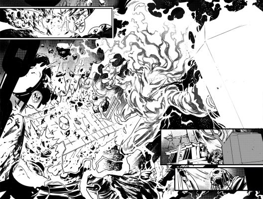 Francesco Manna | Carnage #9 Page 2-3 Double Page Spread | Kirby’s Comic Art