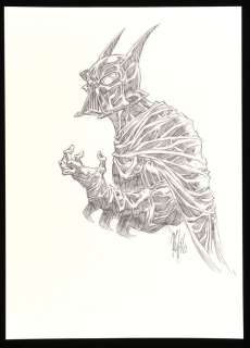 Batman / Darth Vader Hybrid an original artwork by Kyle Hotz (2016). | Ewbank’s