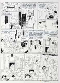 Francq | Léo Tomasini, planche n°17 Ã  l’encre de Chine e… | Banque Dessinée