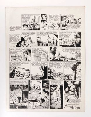 Claude Henri Freddi Planche... | Lot 146 - CLAUDE HENRI Freddi Planche de grande taille pour un... | Vermot et Associés