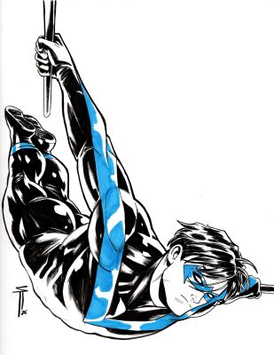 Serg Acuna | Nightwing Illustration 4 | Kirby’s Comic Art